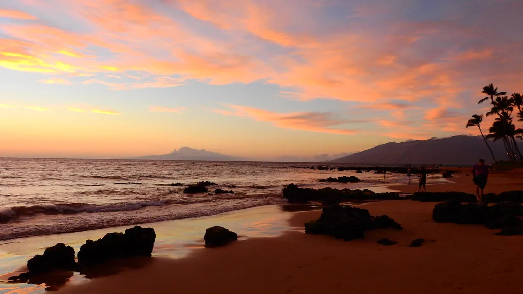 Keawakapu Beach Sunset