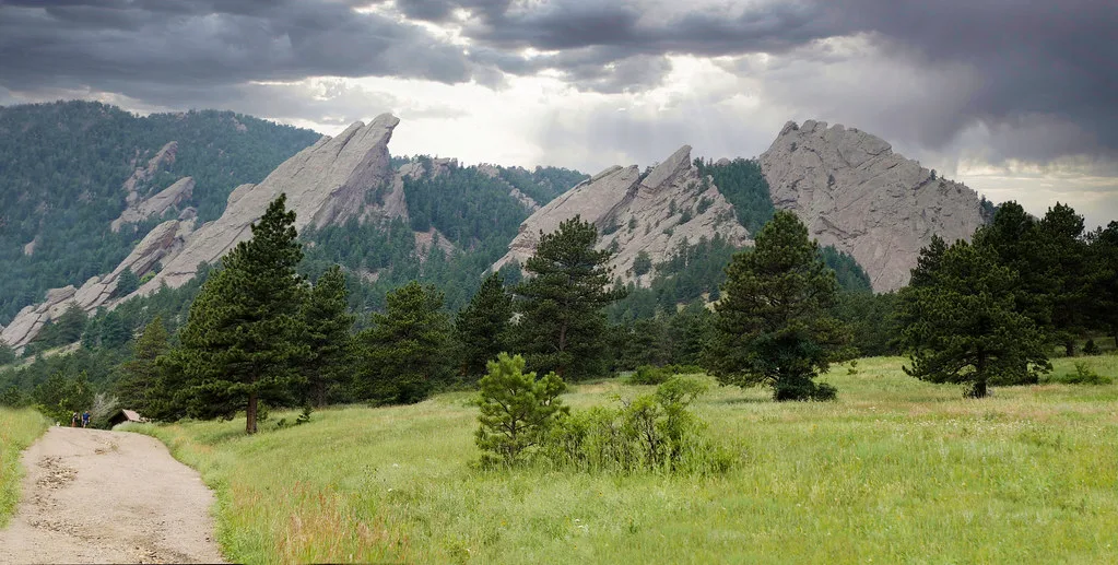 The Flatirons and Bluebell Road