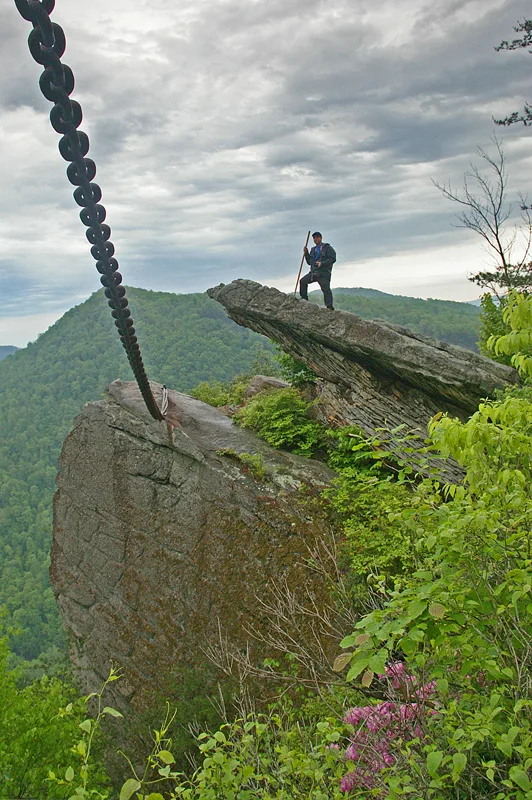 Chained Rock. Pineville, KY