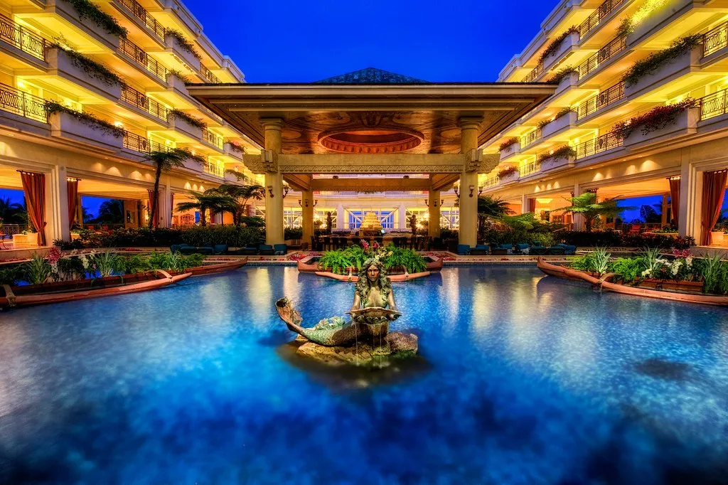 The lobby of The Grand Wailea