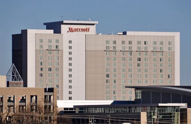 Marriott hotel, downtown Raleigh, NC
