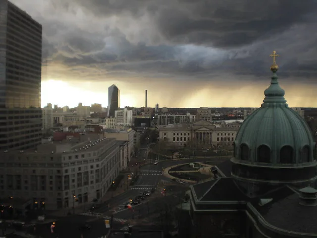 Philadelphia View from Hotel