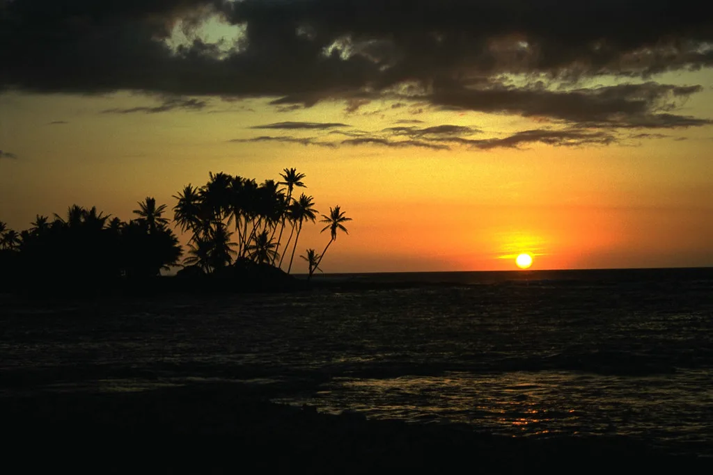 Hawaii Sunset - Kona, HI - 1993