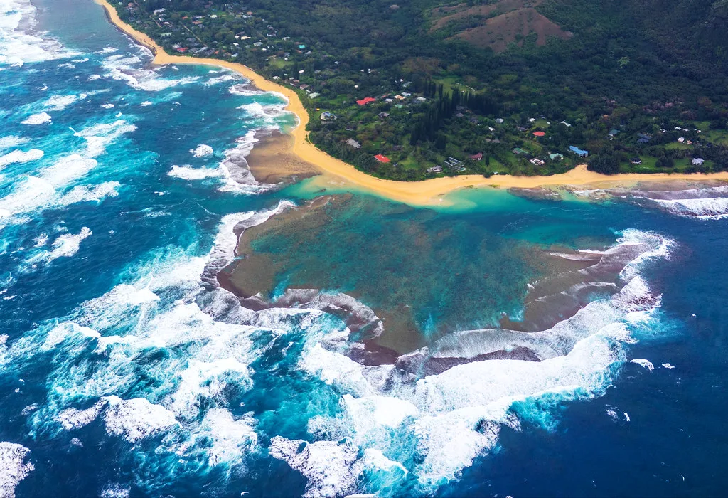 Kauai from the sky
