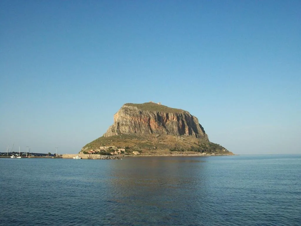 The Byzantine island citadel of Monemvasia.