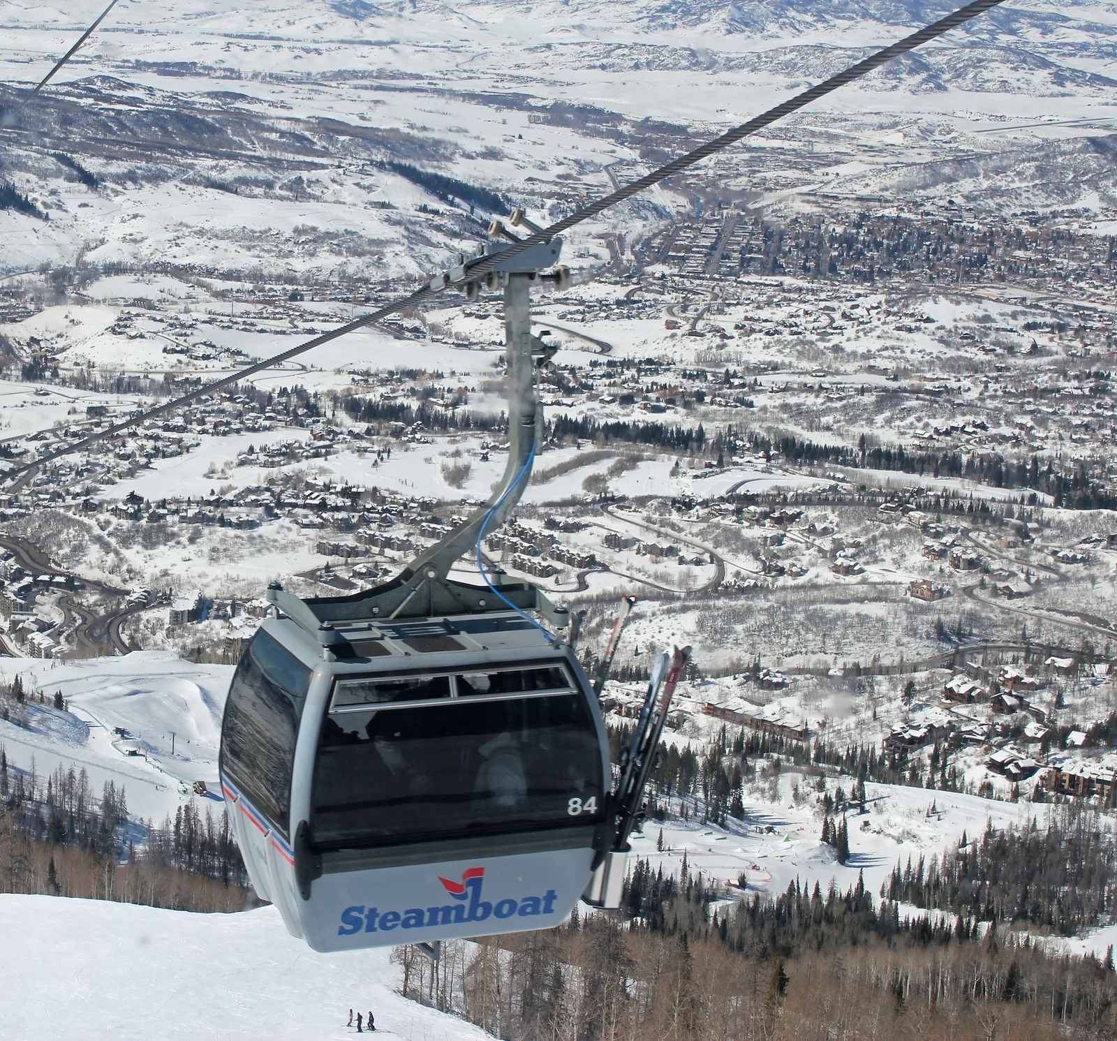 Going up the mountain