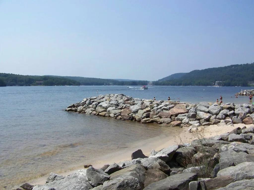 Beach at Deep Creek Lake State Park (Garrett County, Maryland)