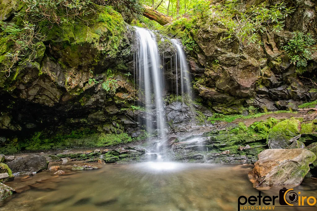 Grotto Falls in The Great Smoky Mountains National Park