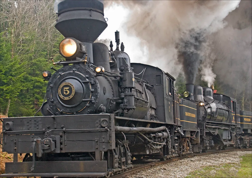 Engines No.5 and No.6 – Cass Scenic Railroad (WV) May 2013
