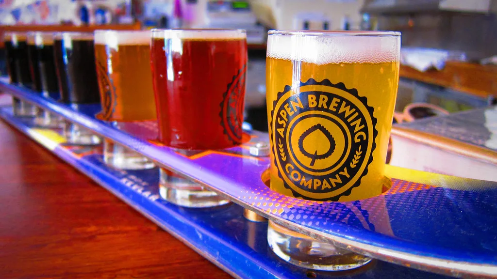 Aspen Brewing Company Beer Flight