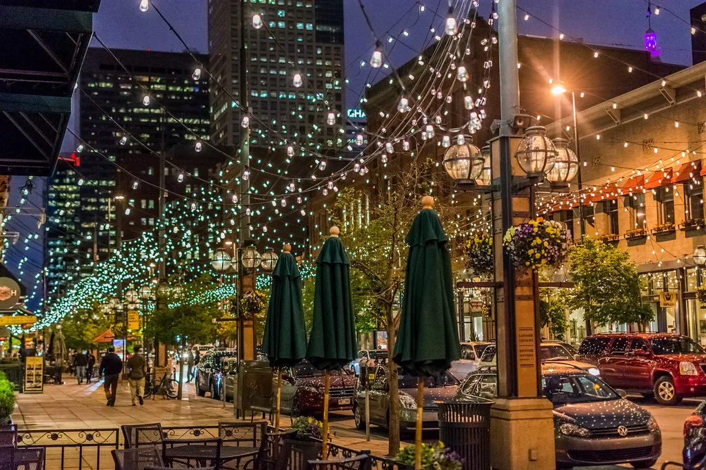 Larimer Square at Night