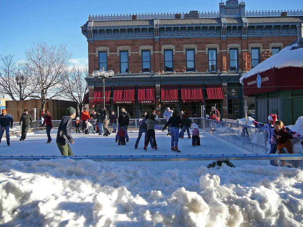 Rink in Fort Collins Old Town Square