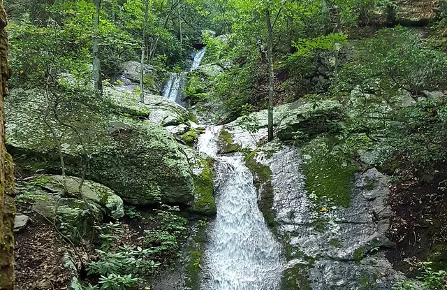 Blue Suck Fall Douthat State Park summertime