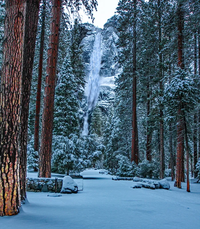 Lower Yosemite Fall Frozen