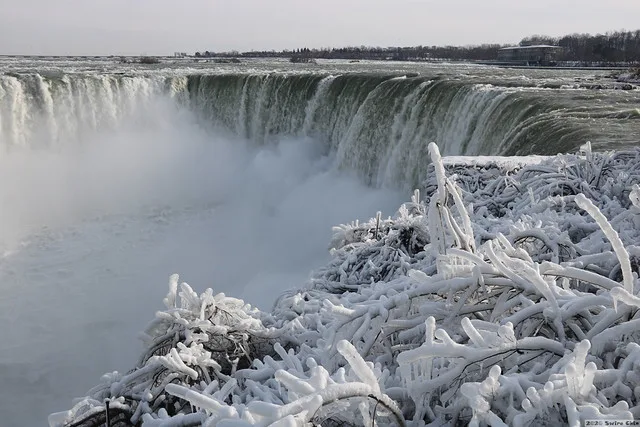 Niagara Falls in the winter
