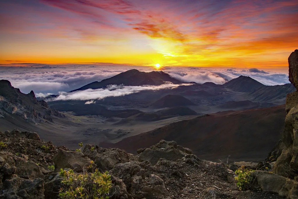 Haleakala Sunrise Maui Hawaii Haleakala National Park