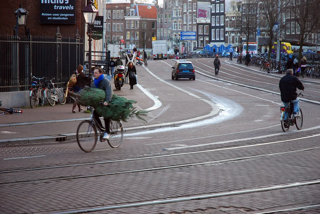 You can transport anything by bicycle in Amsterdam