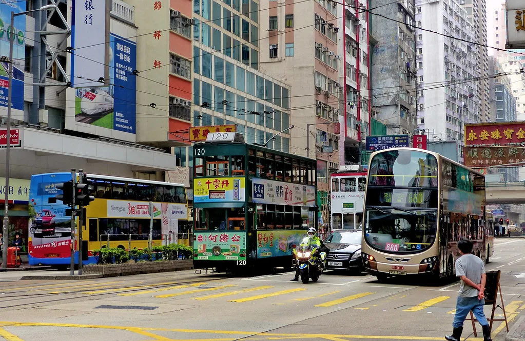Hong Kong public transport.