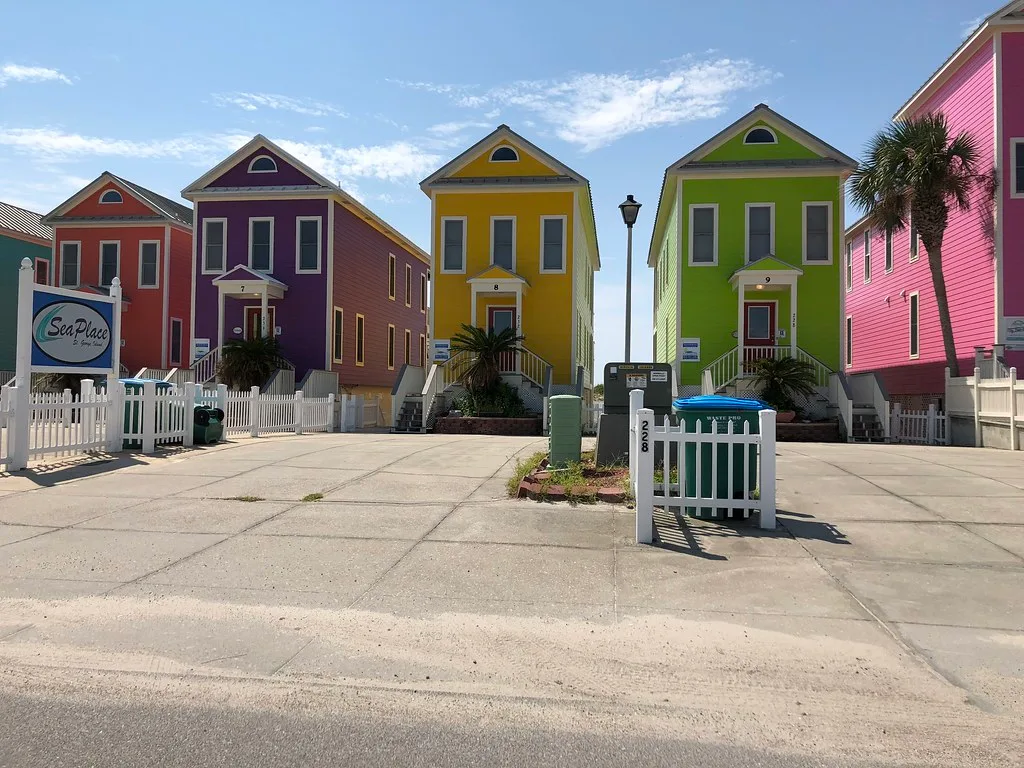 Colorful Beach Vacation Homes
