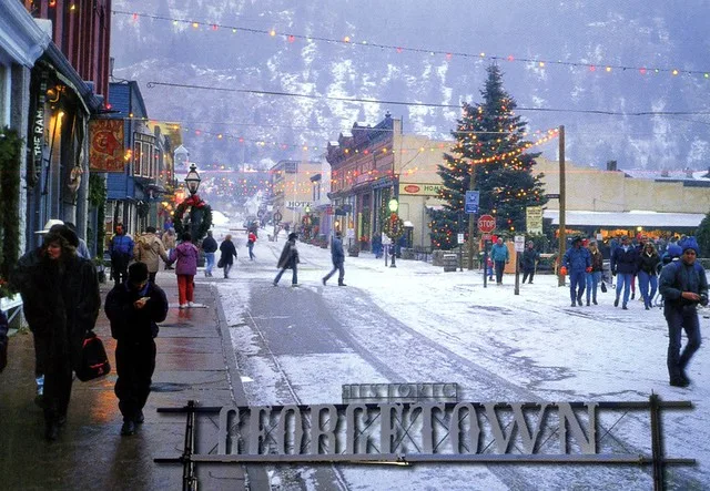 20070902 11 Georgetown, CO winter post card