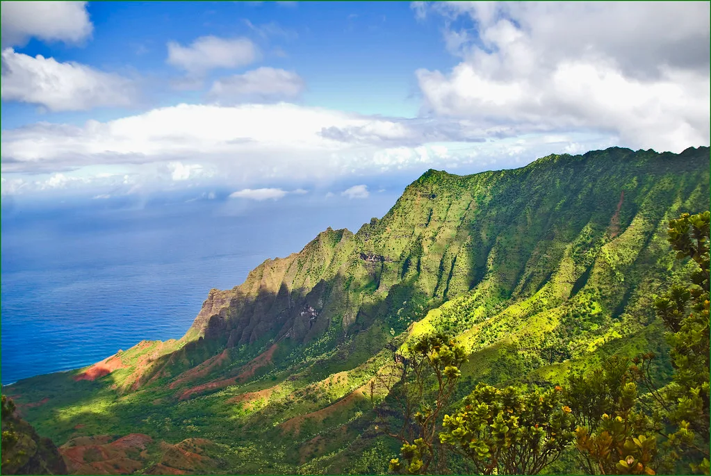 View from the Kalalau Lookout – Na Pali Coast State Park Kaua’i (HI) October 2014