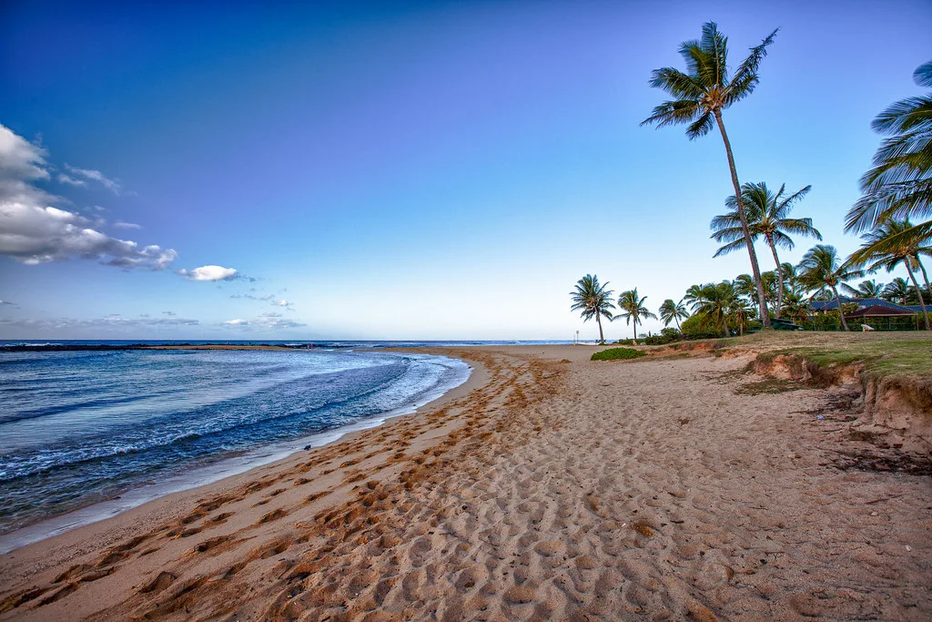 Poipu Beach at Sunrise