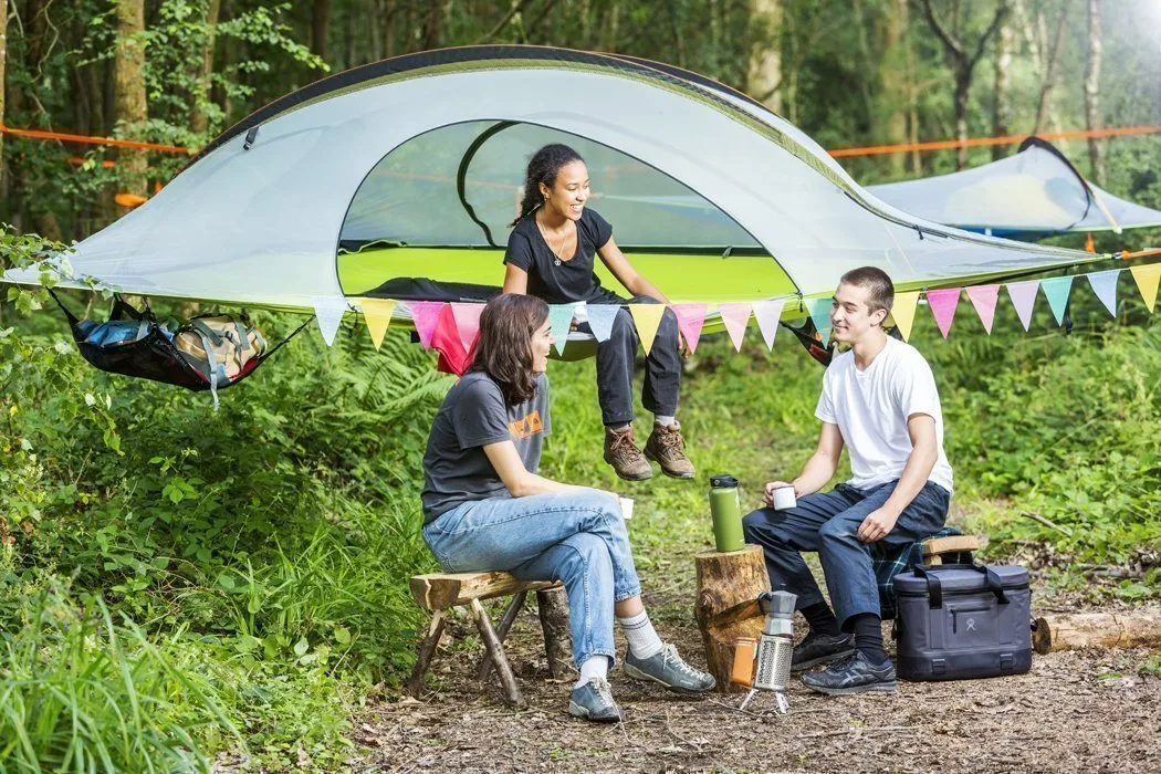 Safari Stingray 3-Person Tree Tent in action