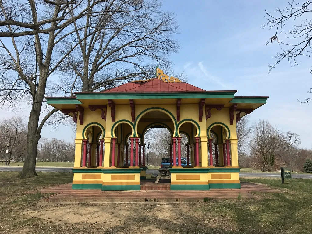 Latrobe Pavilion (1864), Druid Hill Park, East Drive, Baltimore, MD 21217