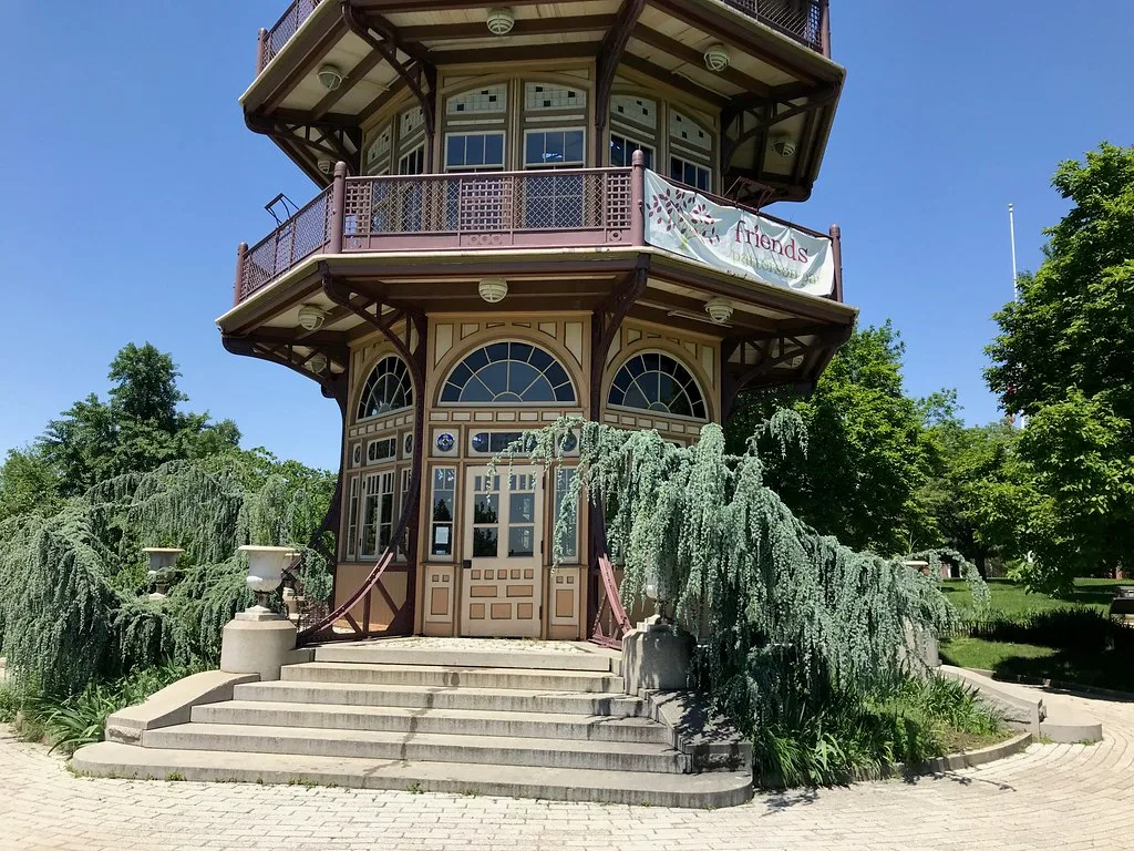 East side, Patterson Park Pagoda, Patterson Park near E. Pratt Street and S. Patterson Park Avenue, Baltimore, MD 21231