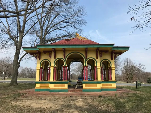 Latrobe Pavilion (1864), Druid Hill Park, East Drive, Baltimore, MD 21217