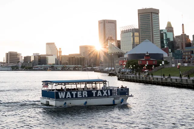 Water Taxi in Baltimore Inner Harbor