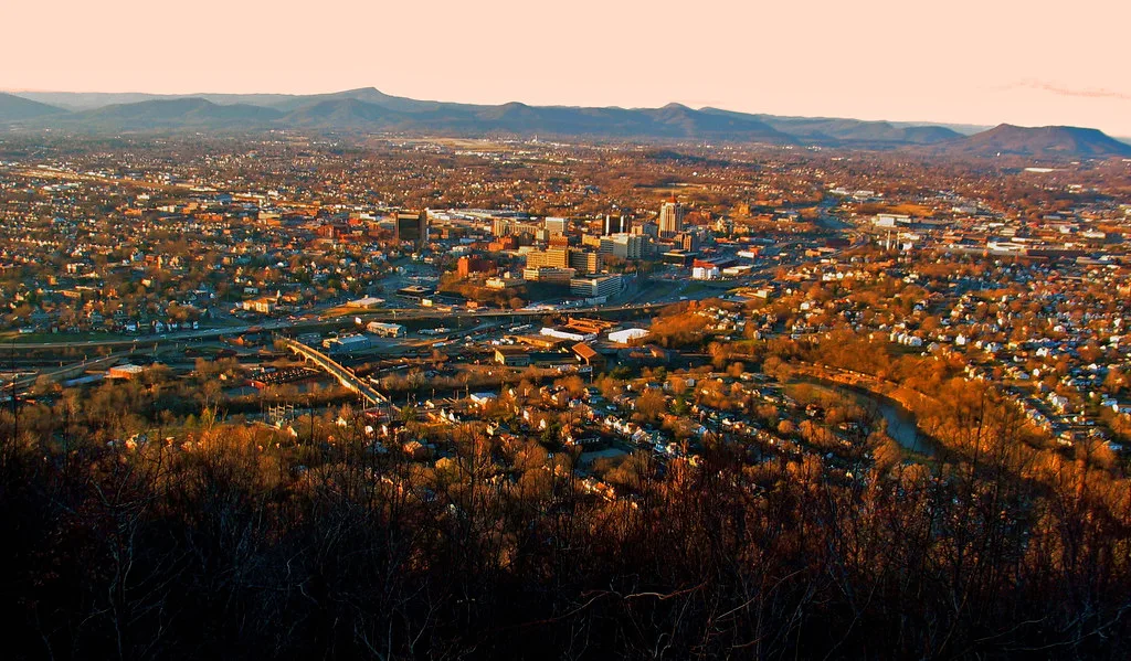 Roanoke from Mill Mountain