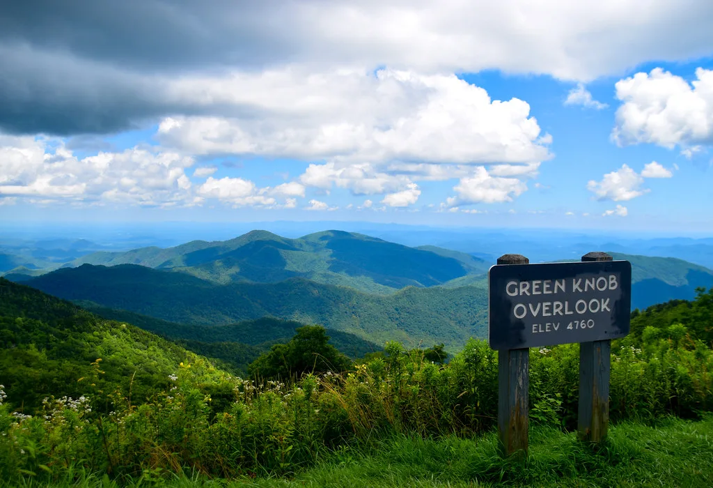Green Knob Overlook – Blue Ridge Parkway (NC) July 2019