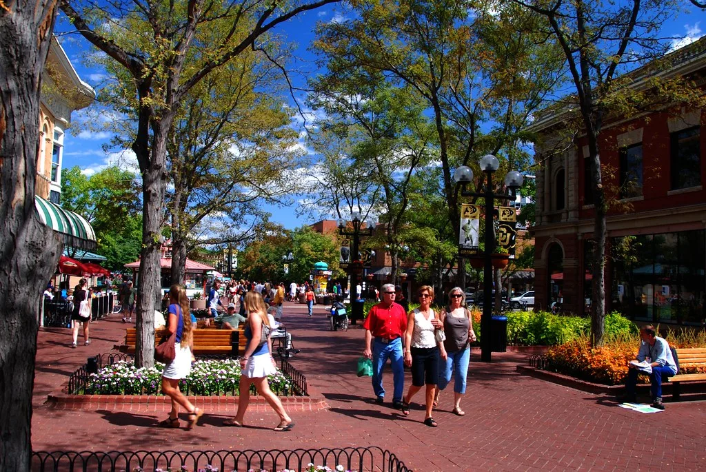 Pearl Street, Boulder, Colorado