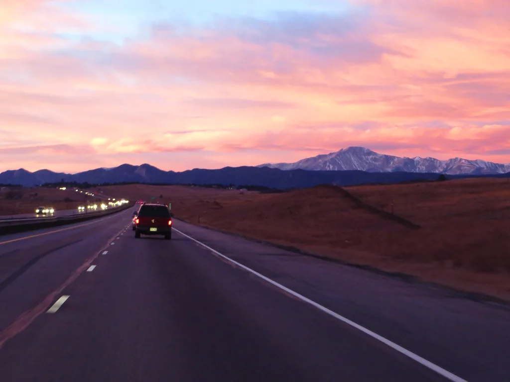 Sunrise, Interstate 25 Between Castle Rock and Colorado Springs, Colorado