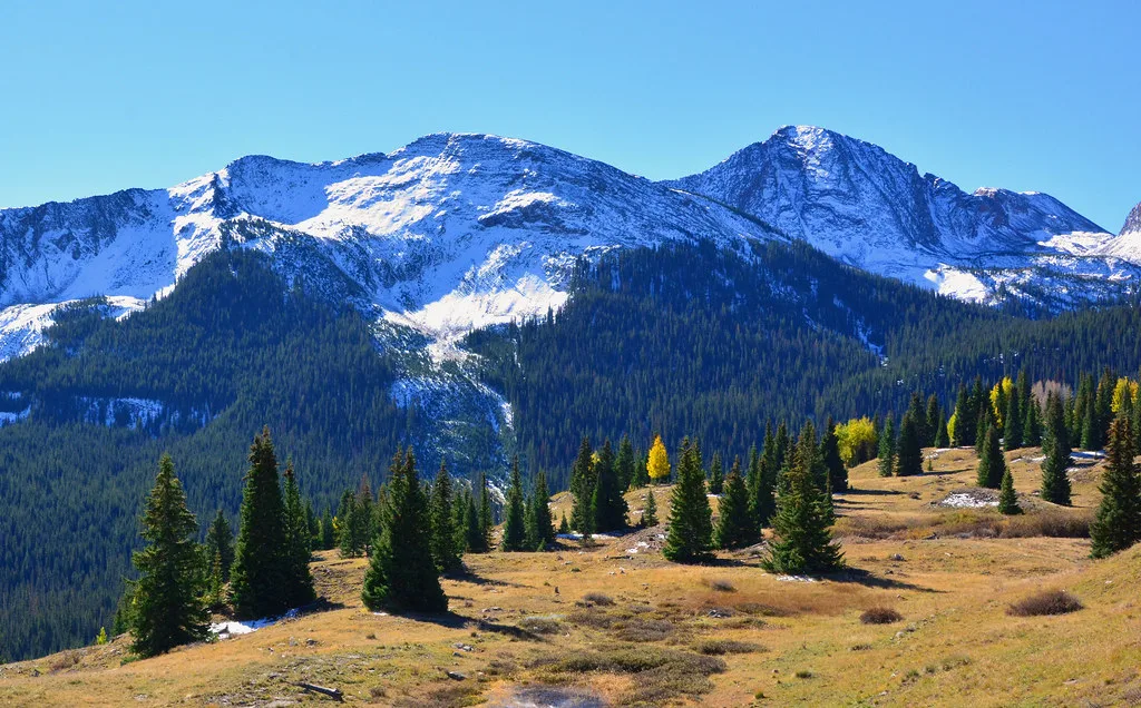 Colorado. Blue, green & yellow