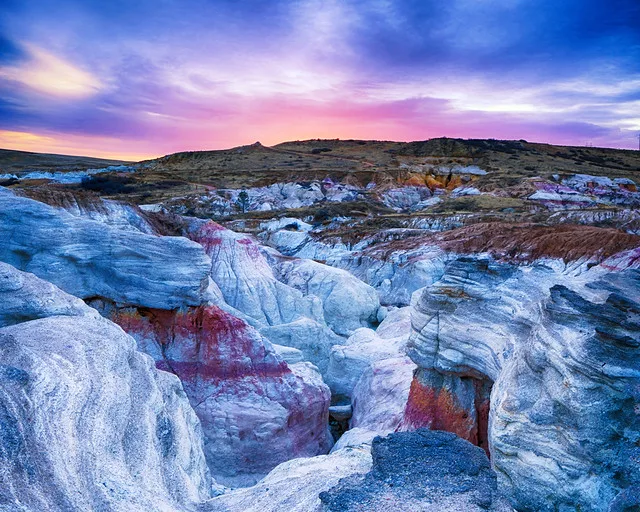 Sunrise at the Paint Mines