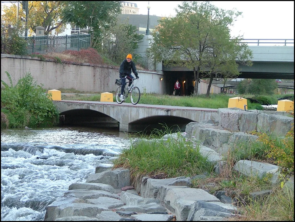 Cherry Creek Bike Path in Denver.