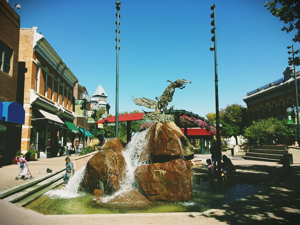 Old town square. Fort collins, co