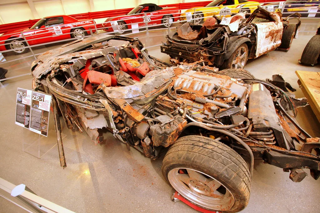 Corvette swallowed by the Sinkhole