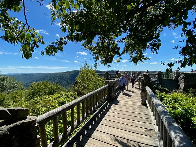 Entry to Coopers Rock Overlook