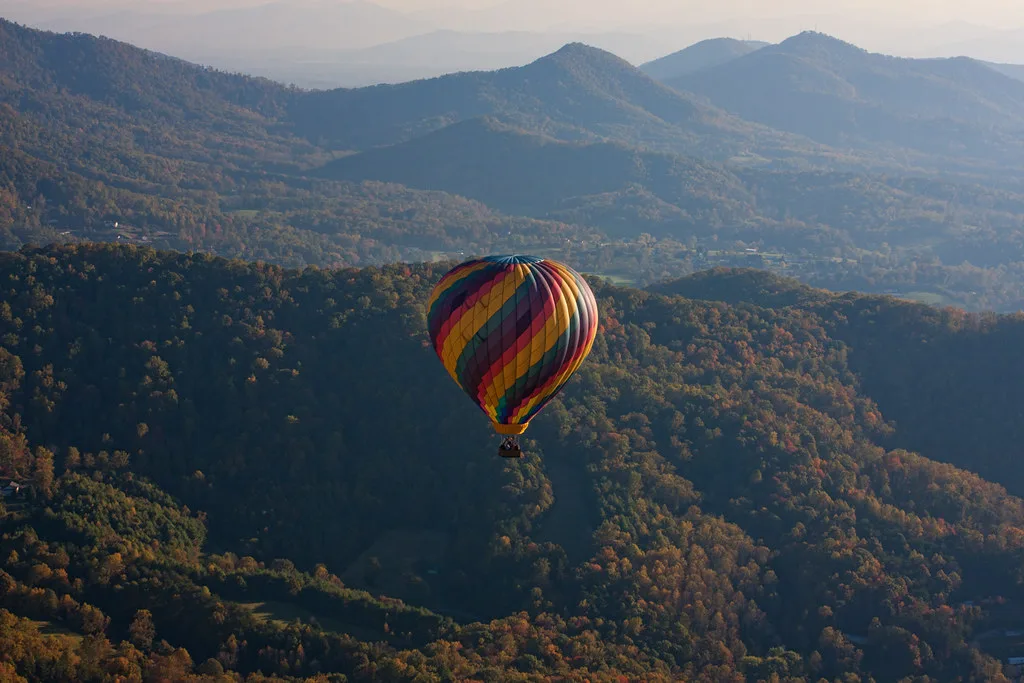 Hot Air Ballooning from Asheville