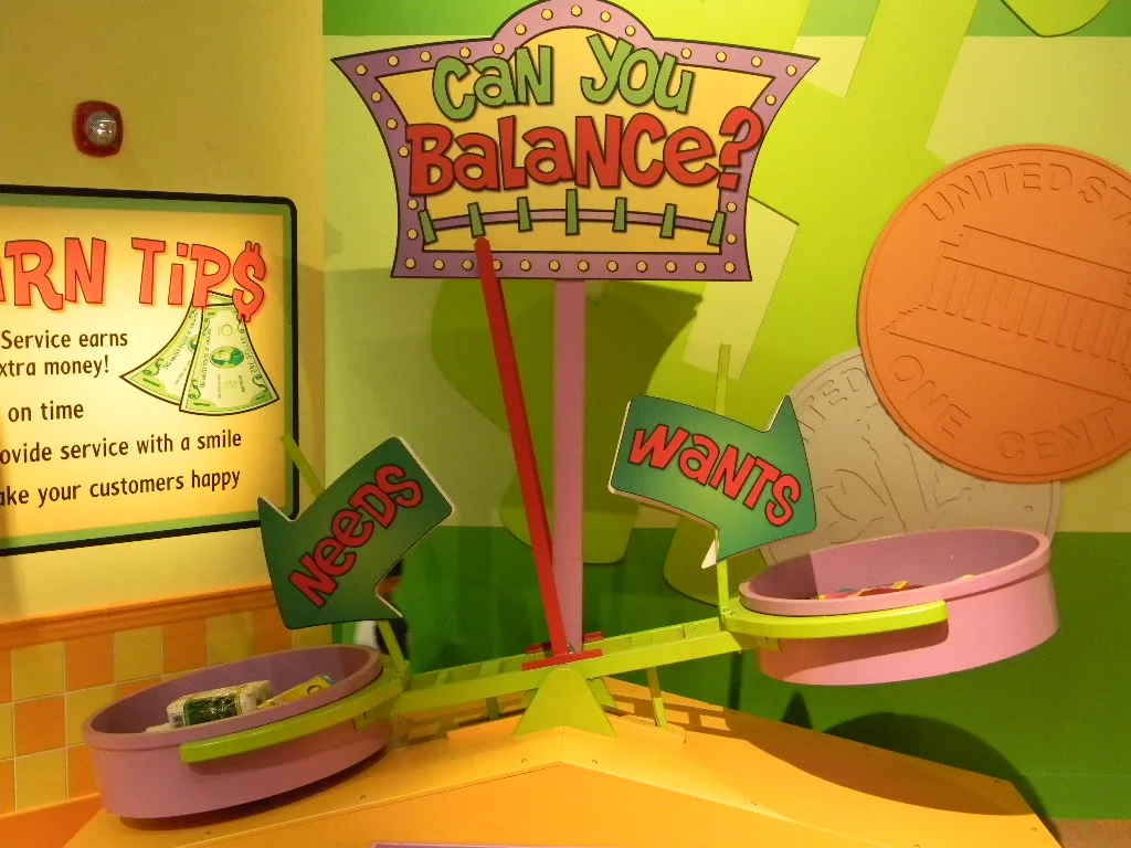 Can you balance your needs and wants?