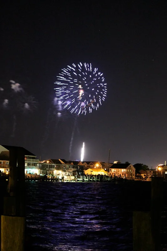 Downtown Ocean City MD Fireworks