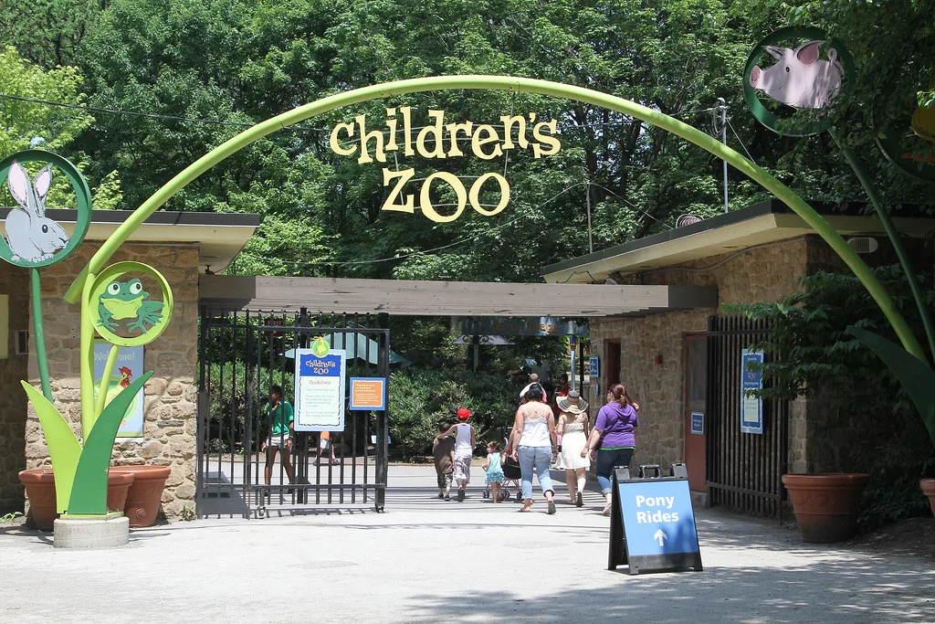 Entrance to Philadelphia Zoo Children’s Zoo