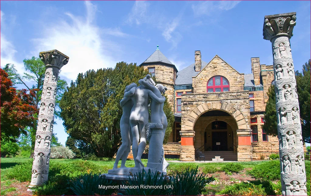 ‘Three Graces’ and Mansion – Maymont Park Richmond (VA) April 2013