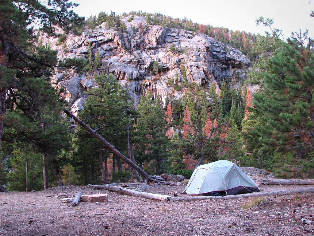 Old Forest Inn campsite, Rocky Mountain National Park