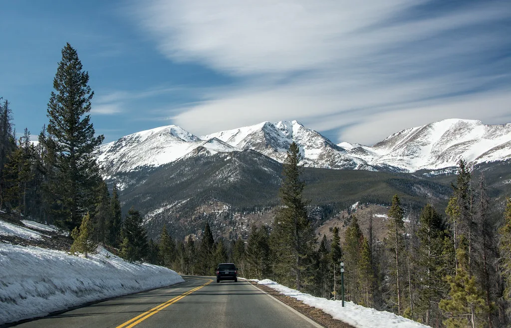 Trail Ridge Road in March