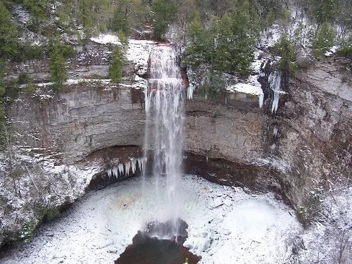 Fall Creek Falls in Winter