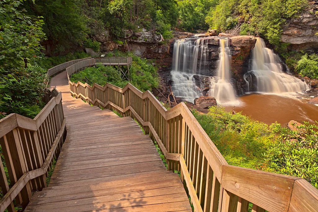 Winding Blackwater Falls